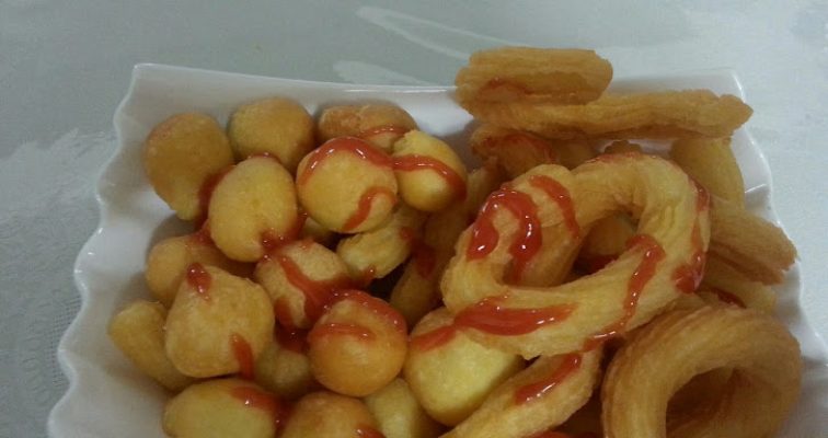 طرز تهیه سیب زمینی بامیه ای