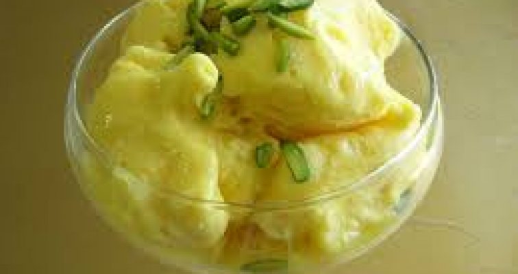 طرز تهیه بستنی سنتی زعفرانی (خانگی)